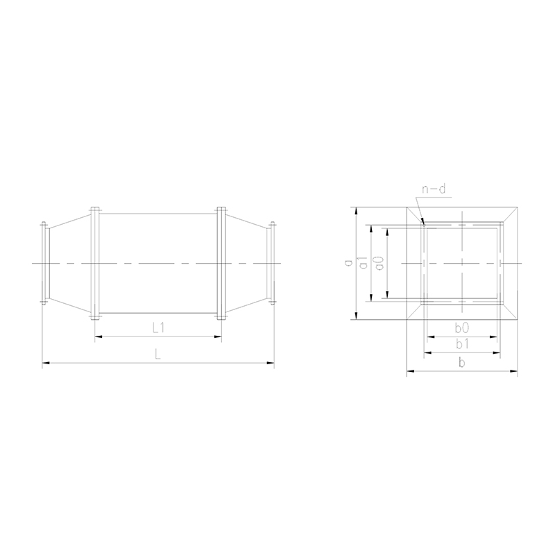 RJ-ZFX 型助燃風(fēng)機(jī)配用消聲器